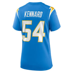 Kyle Kennard Los Angeles Chargers Women's Team Game Jersey - Powder Blue