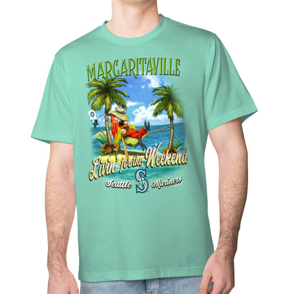 Seattle Mariners Margaritaville Livin' for the Weekend T-Shirt Mint
