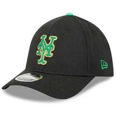 New York Mets 2026 St. Patrick's Day 39THIRTY Flex Hat Black | New Era
