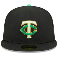 Minnesota Twins 2026 St. Patrick's Day 59FIFTY Fitted Hat Black | New Era