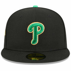 Philadelphia Phillies 2026 St. Patrick's Day 59FIFTY Fitted Hat Black | New Era