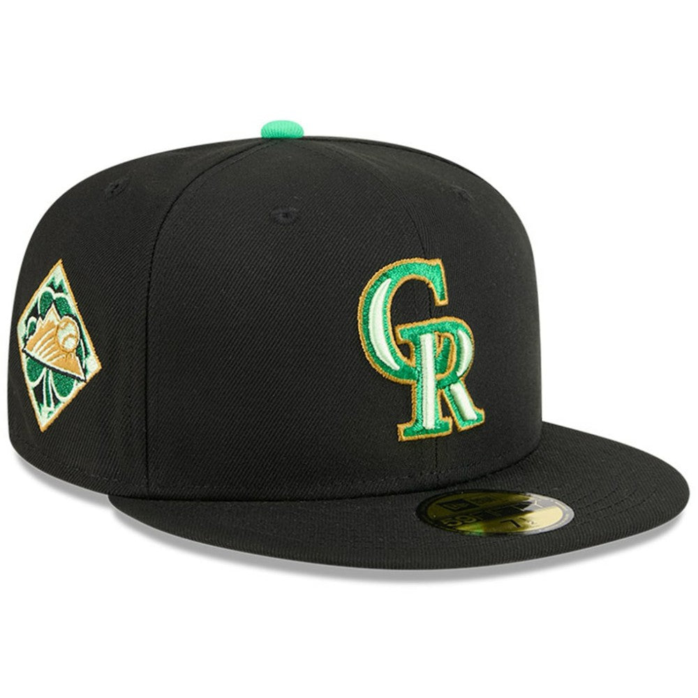 Colorado Rockies 2026 St. Patrick's Day 59FIFTY Fitted Hat Black | New Era