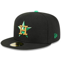 Houston Astros 2026 St. Patrick's Day 59FIFTY Fitted Hat Black | New Era