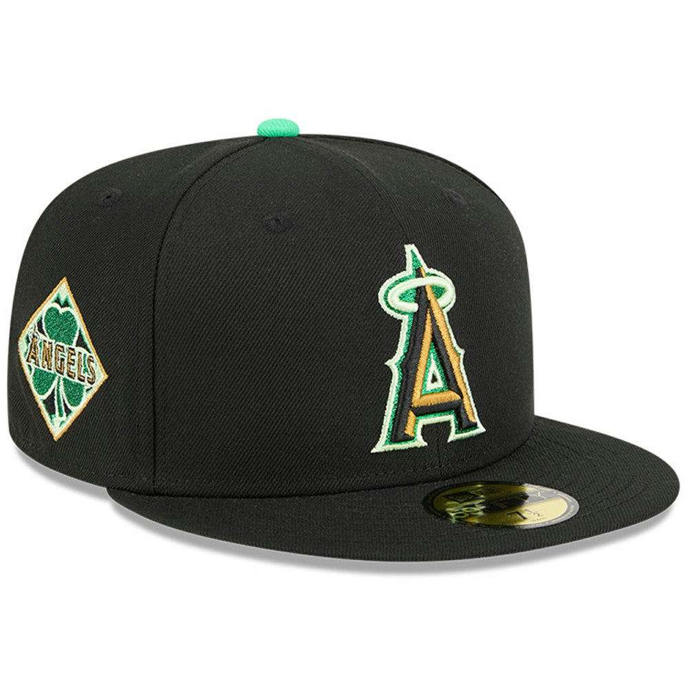 Los Angeles Angels 2026 St. Patrick's Day 59FIFTY Fitted Hat Black | New Era