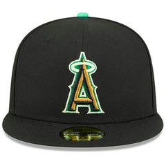 Los Angeles Angels 2026 St. Patrick's Day 59FIFTY Fitted Hat Black | New Era