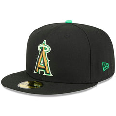 Los Angeles Angels 2026 St. Patrick's Day 59FIFTY Fitted Hat Black | New Era