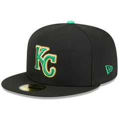 Kansas City Royals 2026 St. Patrick's Day 59FIFTY Fitted Hat Black | New Era
