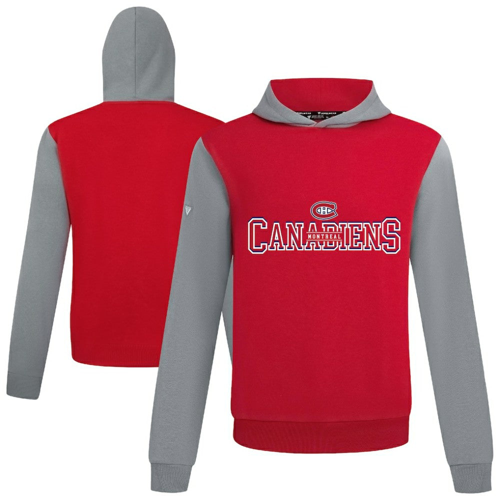 Montreal Canadiens Levelwear Ultimate Journey Pullover Hoodie Red/Gray
