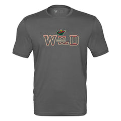 Minnesota Wild Levelwear Anthem Journey Performance T-Shirt Charcoal