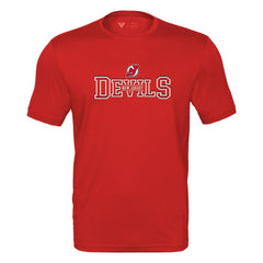 New Jersey Devils Levelwear Anthem Journey Performance T-Shirt Red