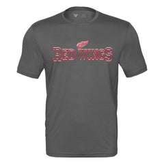 Detroit Red Wings Levelwear Anthem Journey Performance T-Shirt Charcoal
