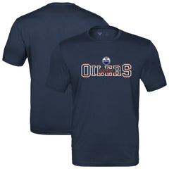 Edmonton Oilers Levelwear Anthem Journey Performance T-Shirt Navy