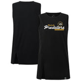 Nashville Predators Levelwear Women's Influx Monument Tank Top Black