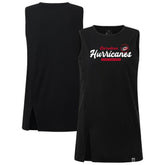 Carolina Hurricanes Levelwear Women's Influx Monument Tank Top Black
