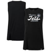Winnipeg Jets Levelwear Women's Influx Monument Tank Top Black