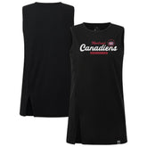 Montreal Canadiens Levelwear Women's Influx Monument Tank Top Black