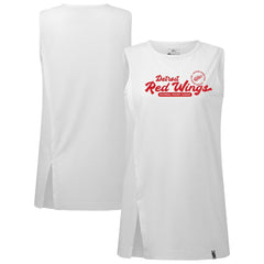 Detroit Red Wings Levelwear Women's Influx Monument Tank Top White
