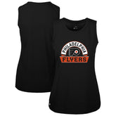 Philadelphia Flyers Levelwear Women's Macy Banner Arch Tank Top Black