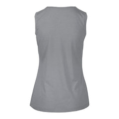 Tampa Bay Lightning Levelwear Women's Macy Banner Arch Tank Top Gray