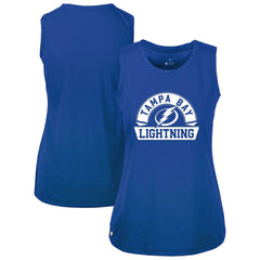 Tampa Bay Lightning Levelwear Women's Macy Banner Arch Tank Top Royal