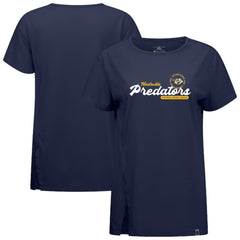 Nashville Predators Levelwear Women's Influx Monument T-Shirt Navy