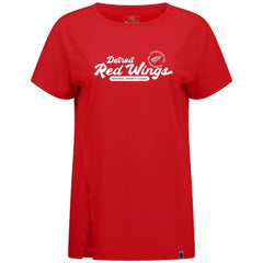 Detroit Red Wings Levelwear Women's Influx Monument T-Shirt Red