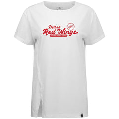 Detroit Red Wings Levelwear Women's Influx Monument T-Shirt White