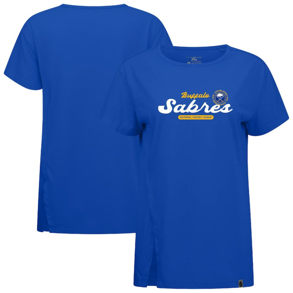 Buffalo Sabres Levelwear Women's Influx Monument T-Shirt Royal