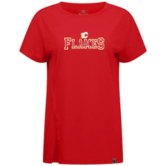 Calgary Flames Levelwear Women's Influx Journey T-Shirt Red