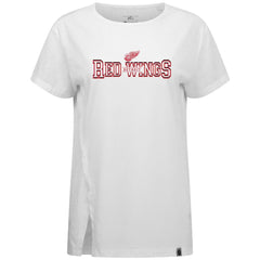 Detroit Red Wings Levelwear Women's Influx Journey T-Shirt White