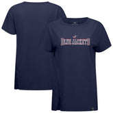 Columbus Blue Jackets Levelwear Women's Influx Journey T-Shirt Navy
