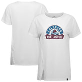 Colorado Avalanche Levelwear Women's Influx Banner Arch T-Shirt White