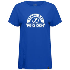 Tampa Bay Lightning Levelwear Women's Influx Banner Arch T-Shirt Royal