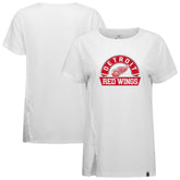 Detroit Red Wings Levelwear Women's Influx Banner Arch T-Shirt White