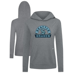 Seattle Kraken Levelwear Women's Relay Banner Arch Pullover Hoodie Gray