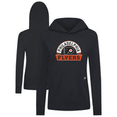 Philadelphia Flyers Levelwear Women's Relay Banner Arch Pullover Hoodie Black