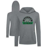 Dallas Stars Levelwear Women's Relay Banner Arch Pullover Hoodie Gray