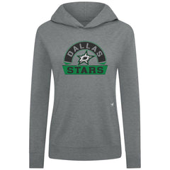 Dallas Stars Levelwear Women's Relay Banner Arch Pullover Hoodie Gray