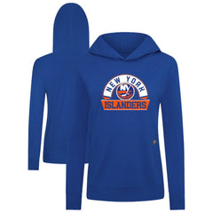 New York Islanders Levelwear Women's Relay Banner Arch Pullover Hoodie Royal