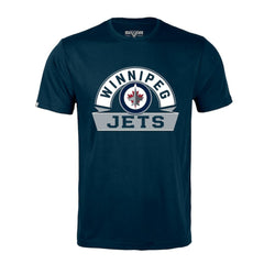Winnipeg Jets Levelwear Richmond Banner Arch T-Shirt Navy