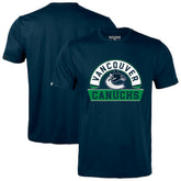 Vancouver Canucks Levelwear Richmond Banner Arch T-Shirt Navy