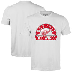 Detroit Red Wings Levelwear Richmond Banner Arch T-Shirt White