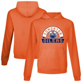 Edmonton Oilers Levelwear Relay Banner Arch Pullover Hoodie Orange