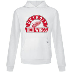 Detroit Red Wings Levelwear Relay Banner Arch Pullover Hoodie White