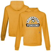 Pittsburgh Penguins Levelwear Relay Banner Arch Pullover Hoodie Gold