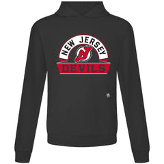 New Jersey Devils Levelwear Relay Banner Arch Pullover Hoodie Black