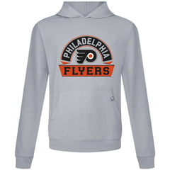 Philadelphia Flyers Levelwear Relay Banner Arch Pullover Hoodie Gray