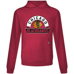 Chicago Blackhawks Levelwear Relay Banner Arch Pullover Hoodie Red