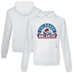 Colorado Avalanche Levelwear Relay Banner Arch Pullover Hoodie White