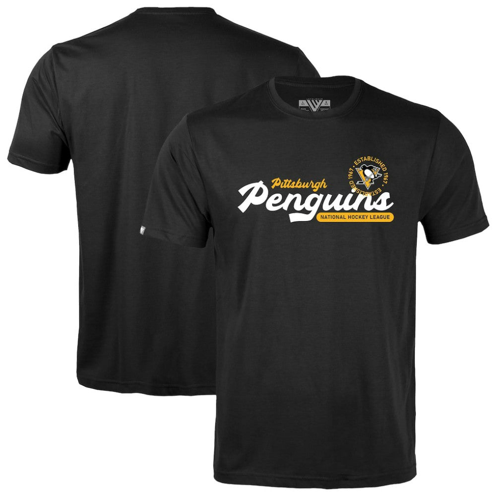 Pittsburgh Penguins Levelwear Youth Little Richmond Monument T-Shirt Black